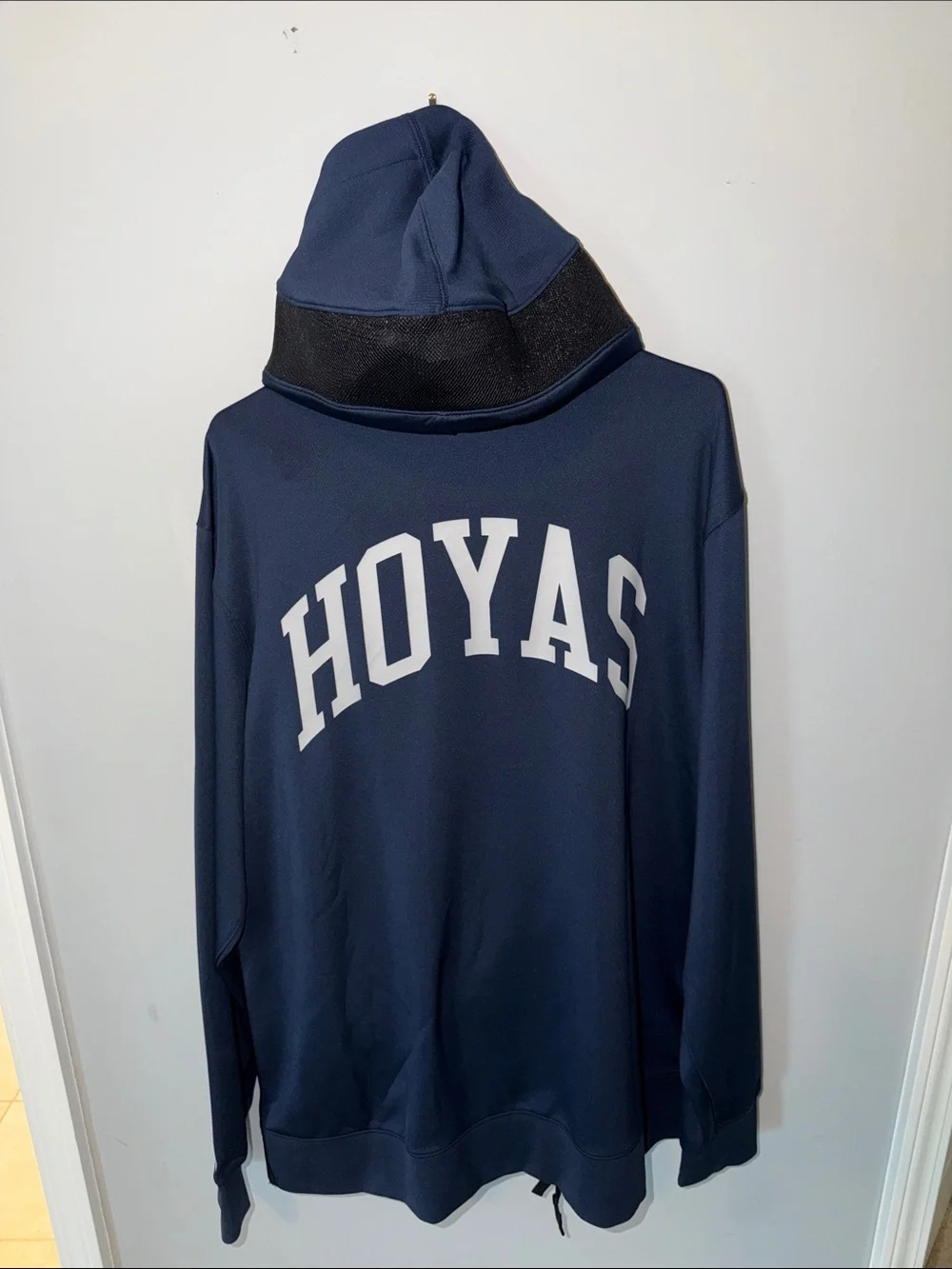 Georgetown Men's Navy Full-Zip Performance Hoodie Jacket & Snap Away Pants